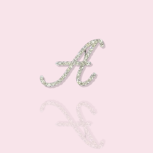 Harmony Letter A White Gold Pendant