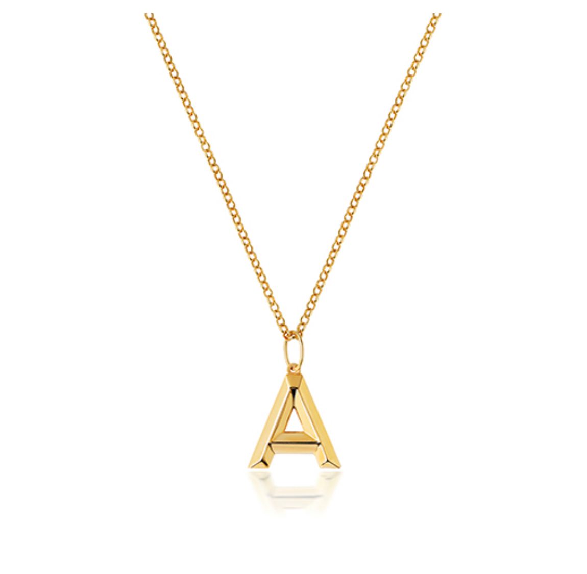 Solid Gold Letter A
