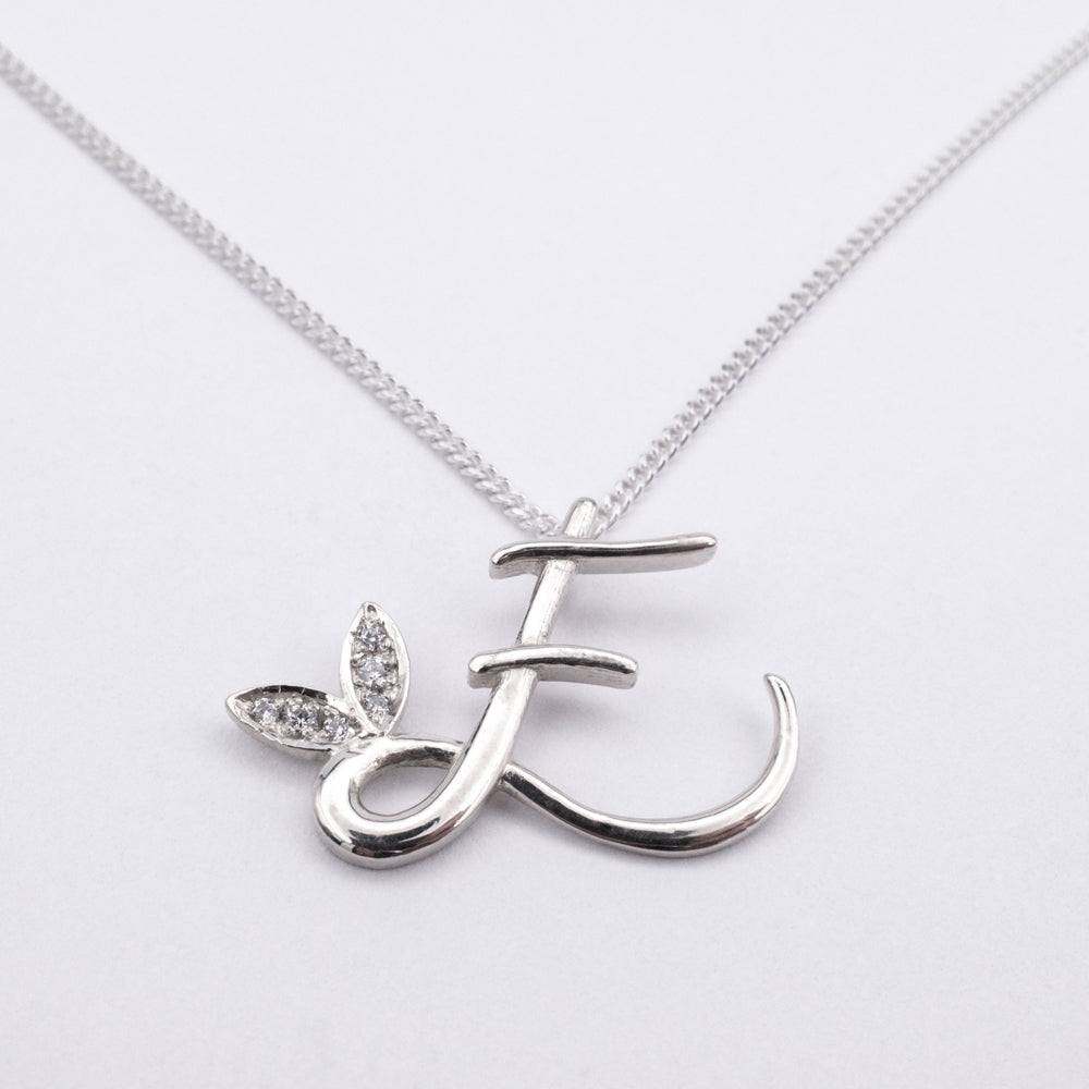 Alato E Initial Necklace