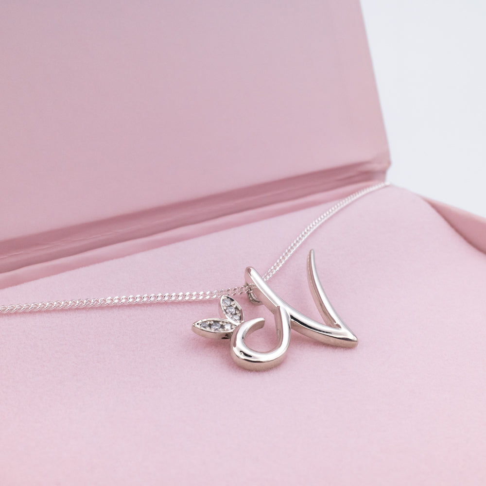 Alato N Initial Necklace