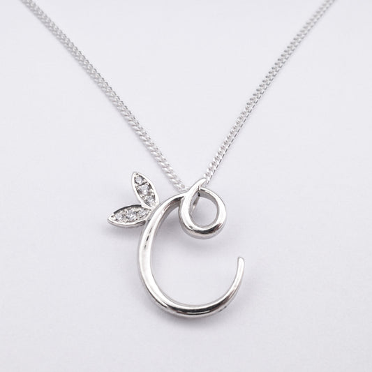 Alato C Initial Necklace