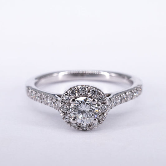 Halo Diamond Ring