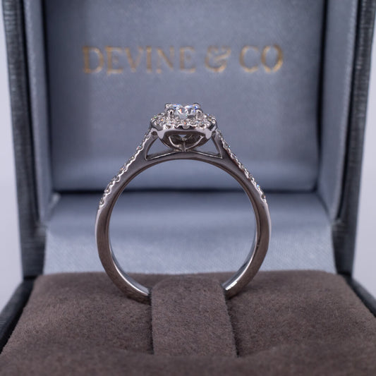 Halo Diamond Ring