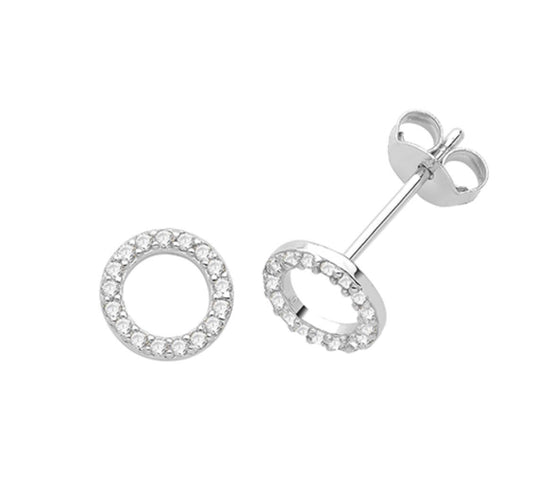 Circle of Life Stud Earrings