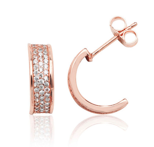 Kezia Rose Gold Earrings