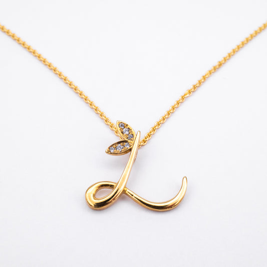 Alato L Initial Necklace