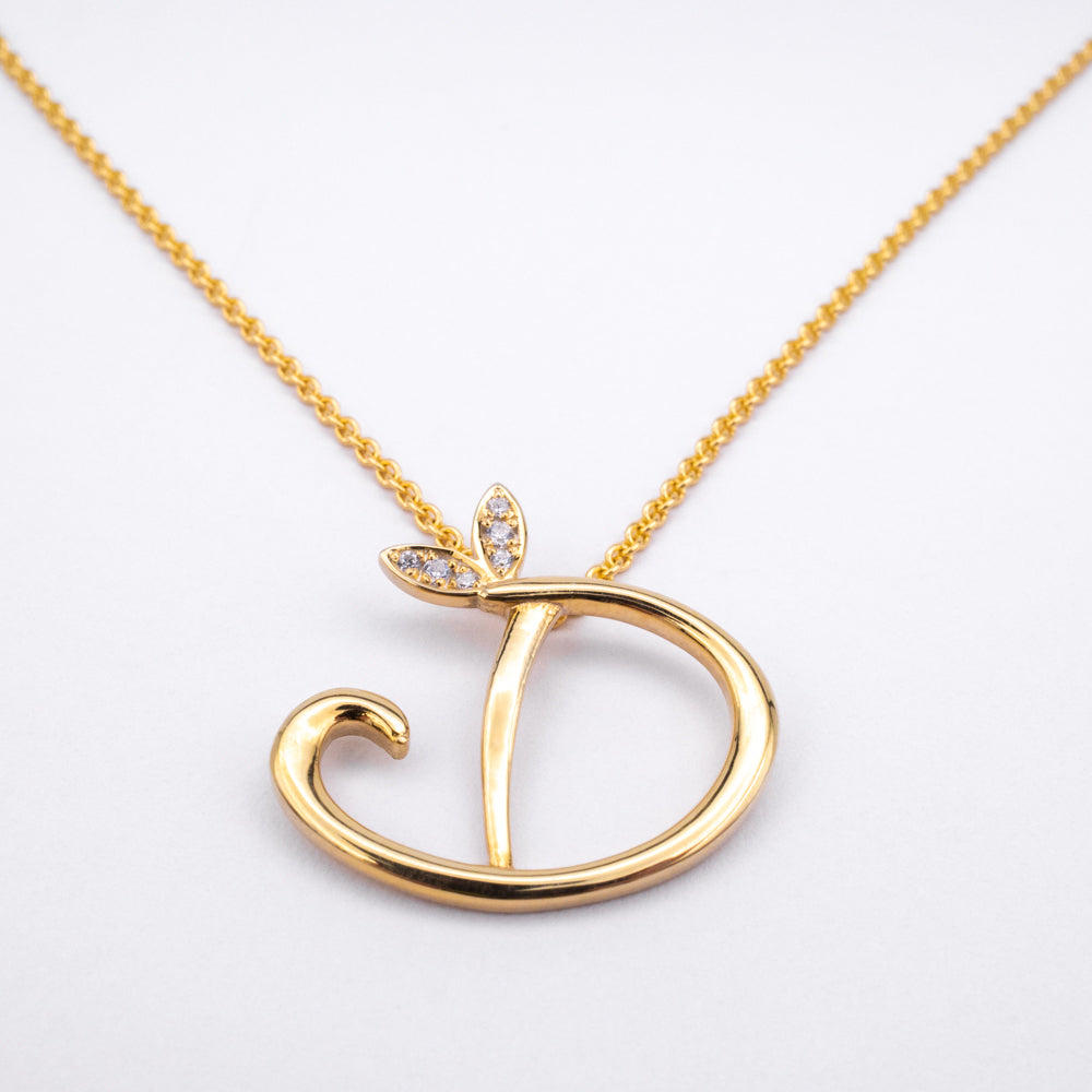 Alato D Initial Necklace