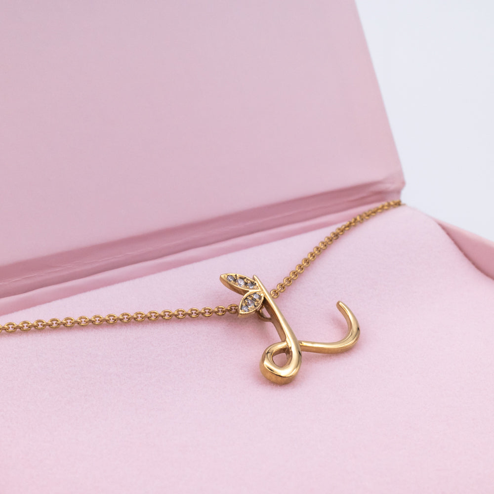 Alato L Initial Necklace