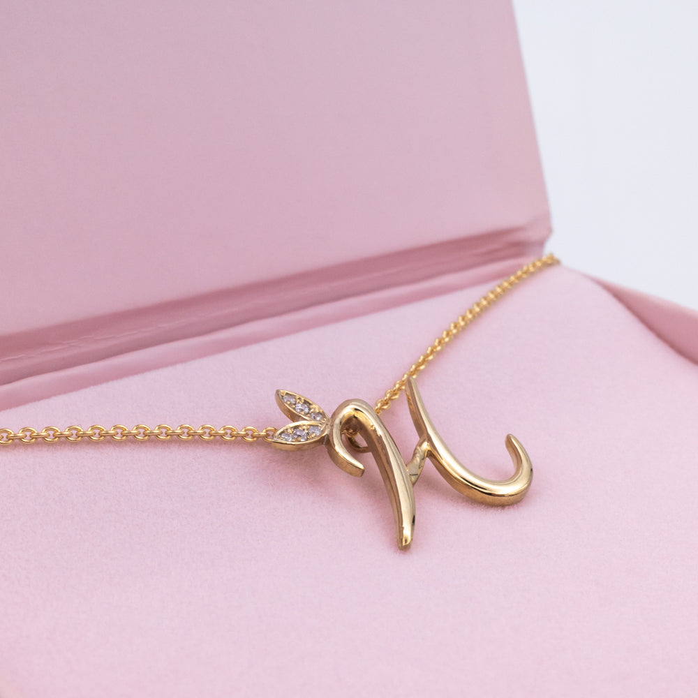 Alato H Initial Necklace